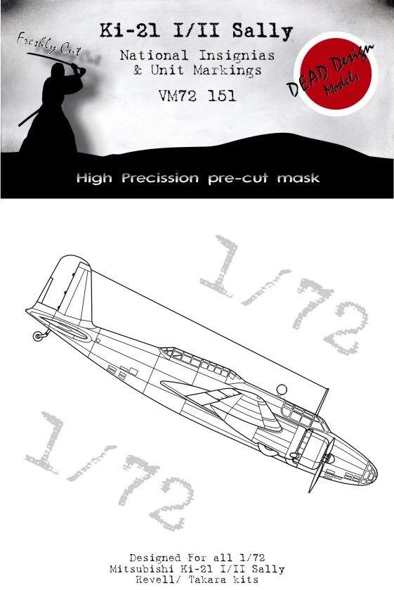 1:72 Ki-21 Sally Nat. Ins & Markings