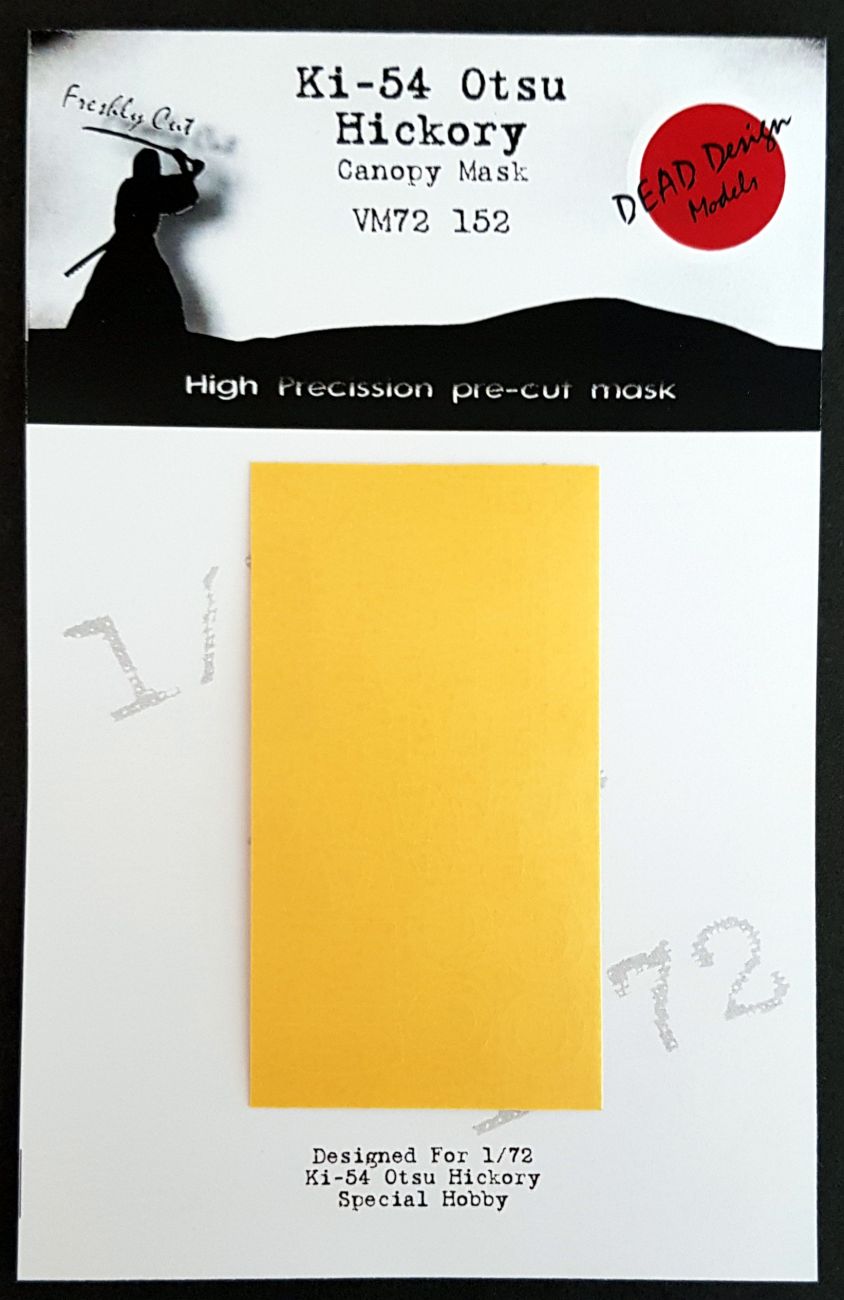 1:72 Tachikawa Ki-54 Otsu Hickory canopy paint mask