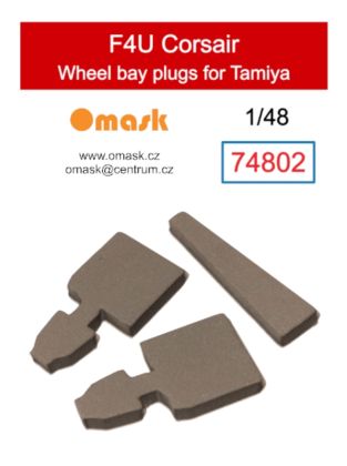 1:48 F4U Corsair wheel bay plugs (for Tamiya)