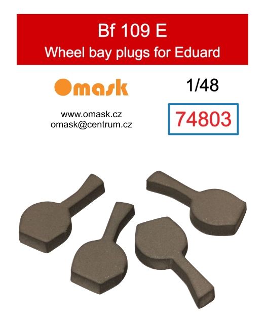 1:48 Bf 109 E wheel bay plugs (for Eduard)