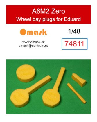 1:48 A6M2 Zero wheel bay plugs (for Eduard)