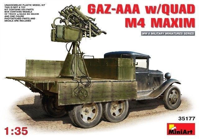 1:35 GAZ-AAA/QUAD M4 Maxim
