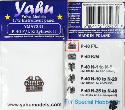 1:72 Curtiss P-40F/P-40L Kittyhawk II