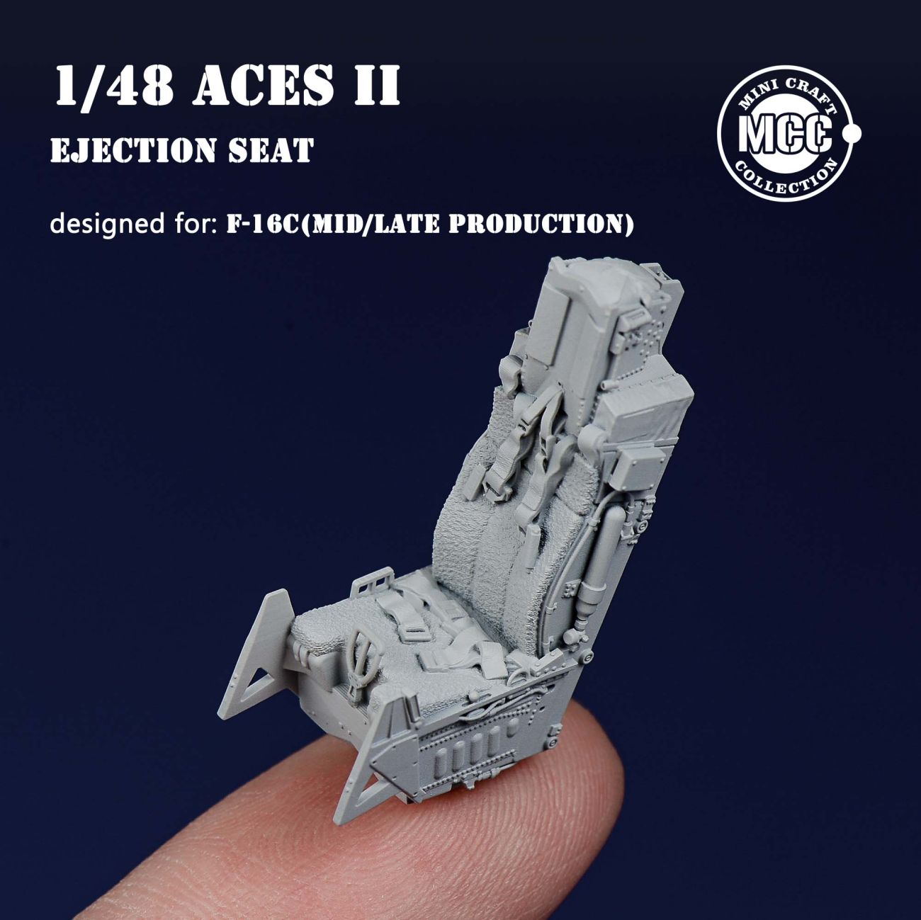 1:48 ACES II Ejection Seat wool pad for Lockheed-Martin F-16C Fighting Falcon Mid/Late (1pc)