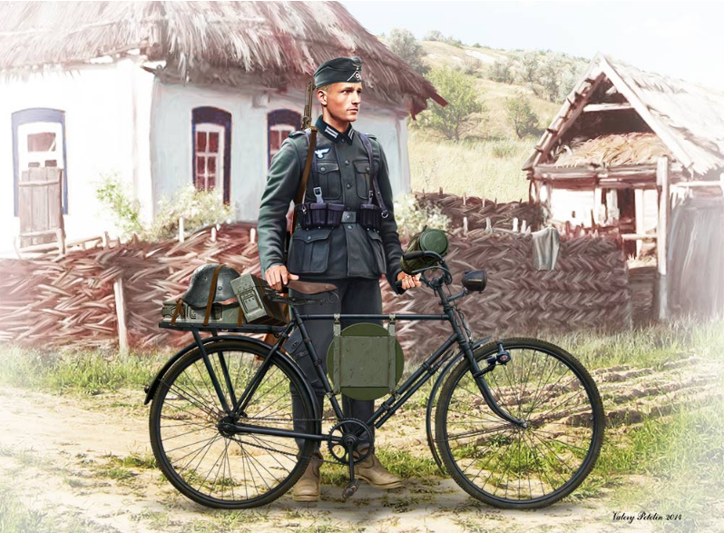 1:35 German soldier bicyclist 1939-1942