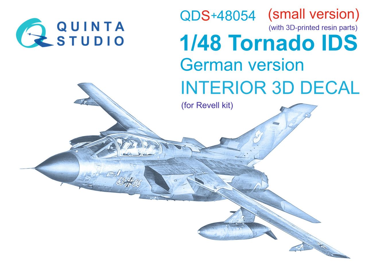1:48 Tornado IDS German 3D-Printed & coloured Interior on decal paper