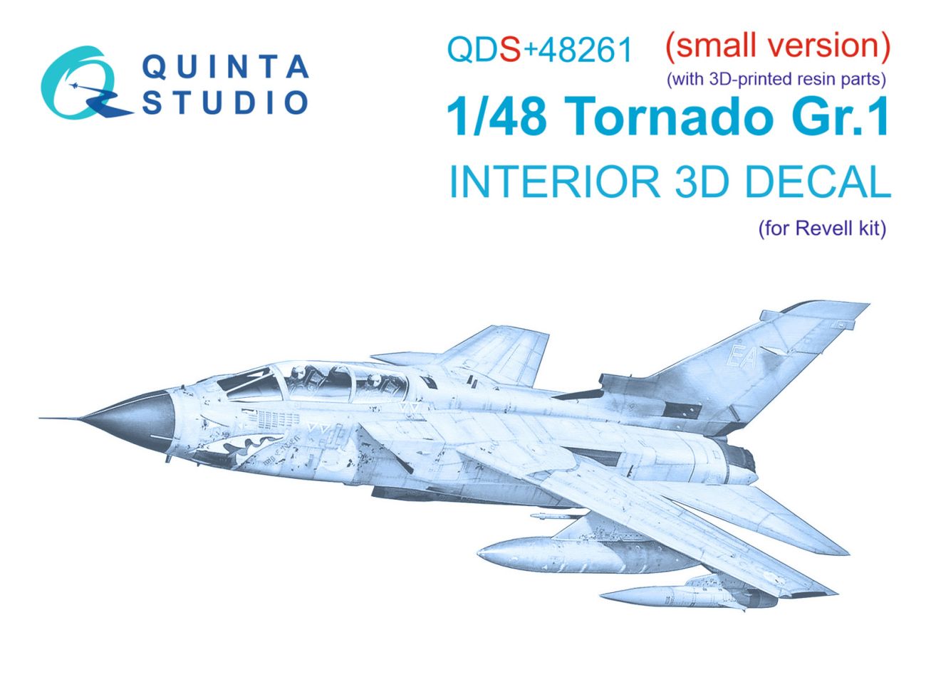1:48 Tornado GR.1 3D-Printed & coloured Interior on decal paper