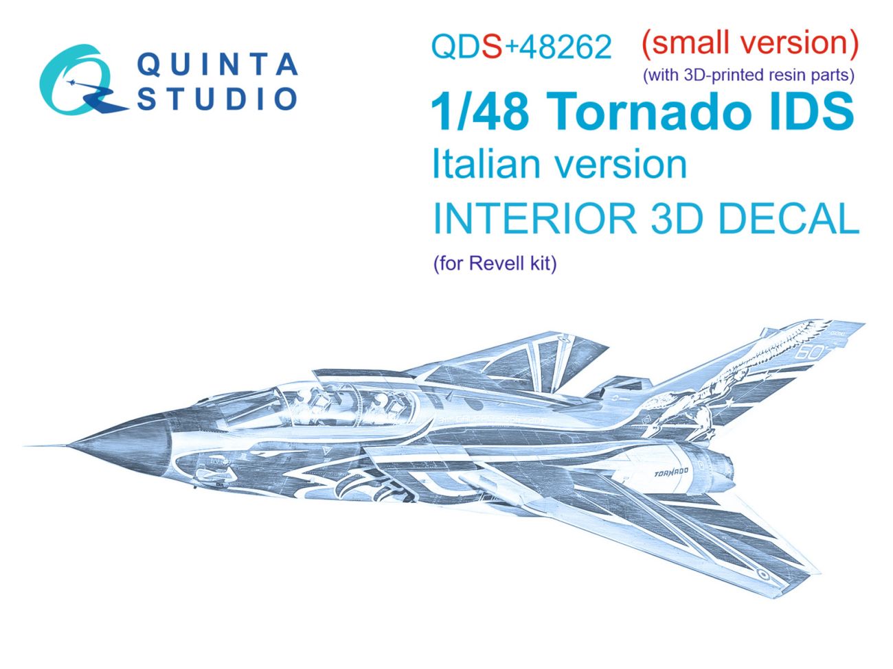 1:48 Tornado IDS Italian 3D-Printed & coloured Interior on decal paper