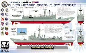 1:700 USS Oliver Hazard Perry Class Frigate (full hull)