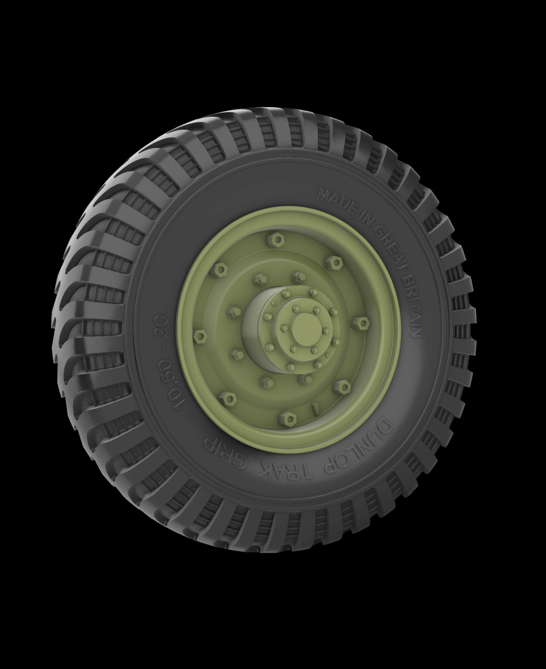 1:35 Daimler AC Road wheels (Dunlop)