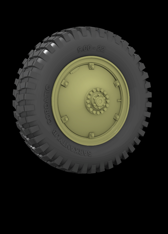 1:35 M39 Csaba Road wheels (Cordatic)
