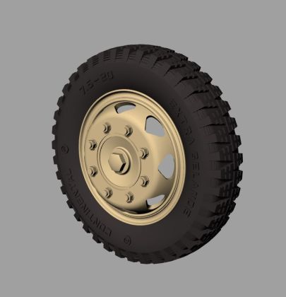 1:35 Opel Blitz Road Wheels Early (Gelande Pattern)