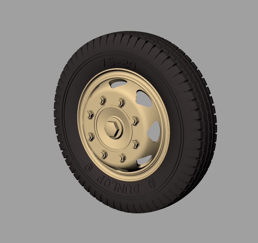 1:35 Opel Blitz Road Wheels Early (Commercial Pattern)