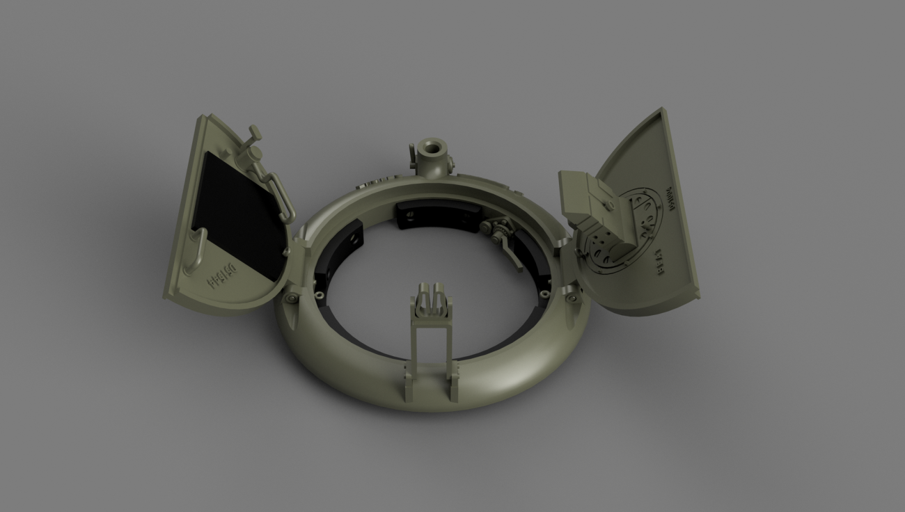 1:35 Sherman 75 commander cupola (British pattern)