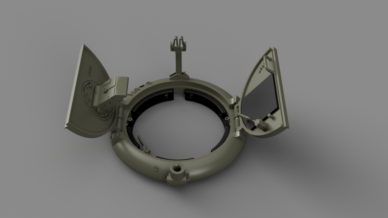 1:35 Sherman 75 commander cupola (Final pattern)