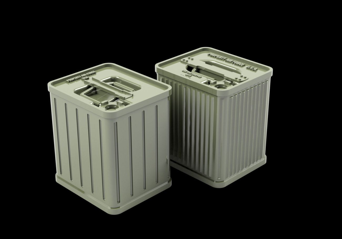 1:35 US Army Air Force 5gal Fuel Canisters (12pcs)