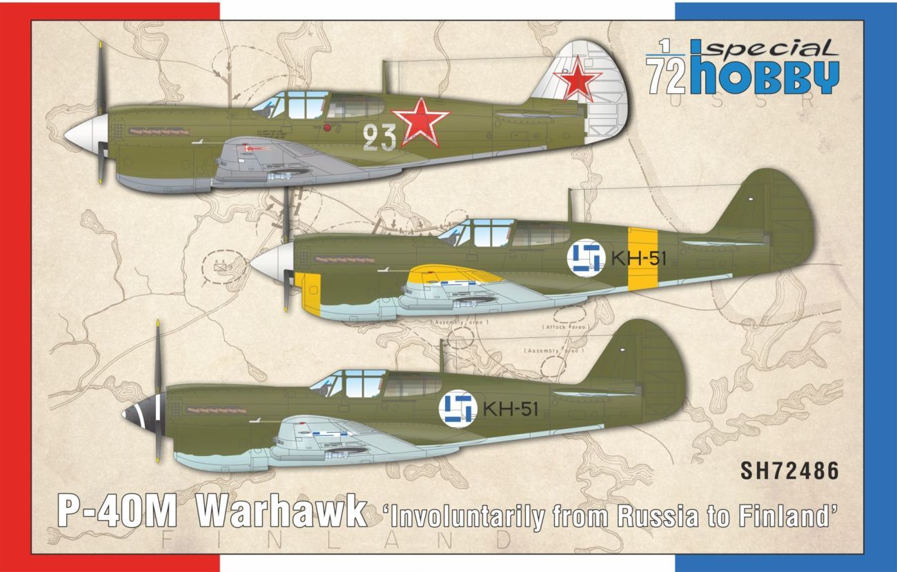 1:72  P-40M Warhawk ‘Involuntarily from Russia to Finland’