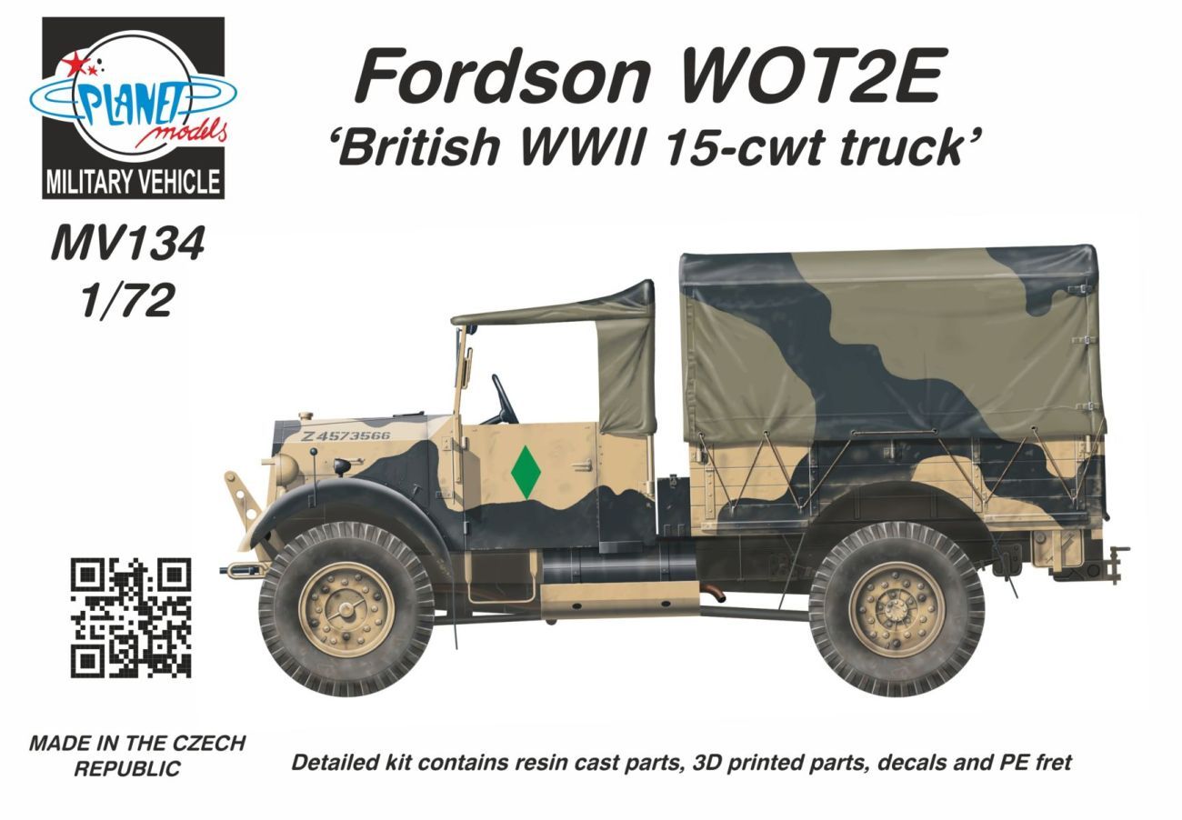 1:72 Fordson WOT2 E (15CWT) ‘Wooden Cargo Bed’