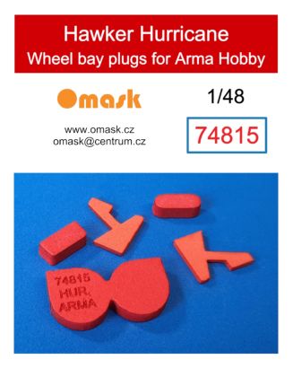 1:48 Hawker Hurricane wheel bay plugs (for Arma Hobby)
