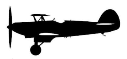 nálepka Avia B-534 (15cm černá)