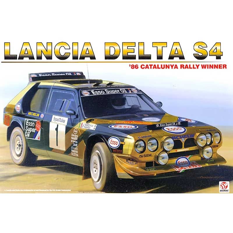 1:24 Lancia Delta S4 ’86 Catalonia Rally Winner 