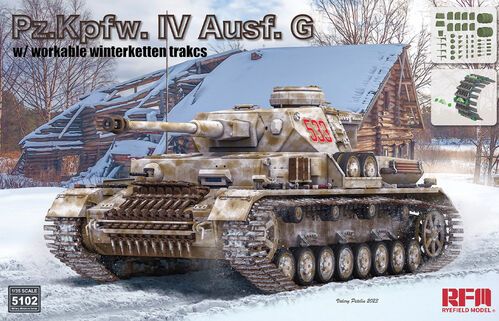 1:35 Pz.Kpfw. IV Ausf. G With Workable Winterketten Tracks