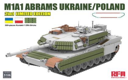 1:35 M1A1 Abrams Ukraine/Poland 2IN1 Limited Edition