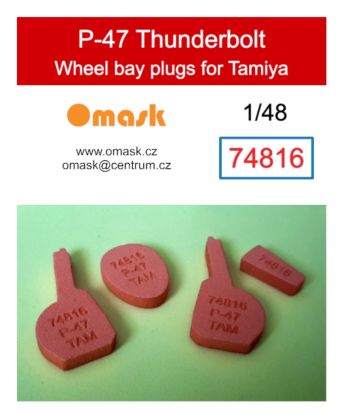 1:48 P-47 Thunderbolt wheel bay plugs (for Tamiya)