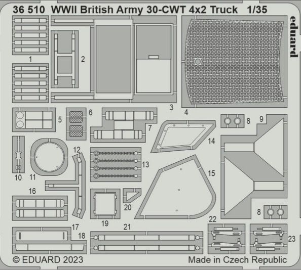 1:35 WWII British Army 30cwt 4x2 G.S. Truck
