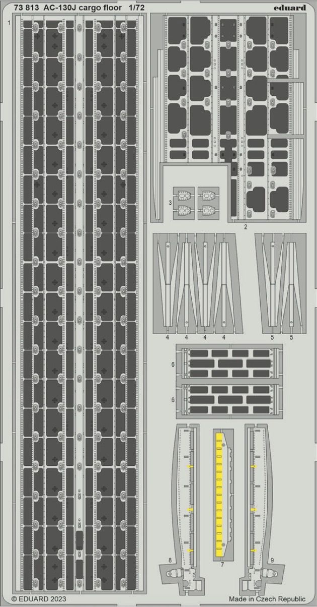 1:72 AC-130J cargo floor