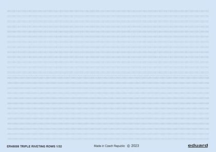 Triple riveting rows 1/48