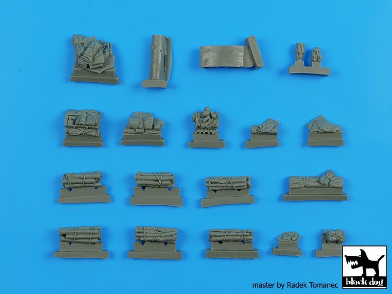 1:48 German Tiger I accessories set