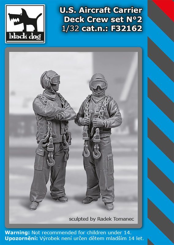 1:32 US aircraft carrier deck crew set N°2
