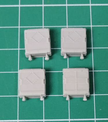 1:35 Case for ammo 25 mm M242 Bushmaster (Bradley CAV, LAV-25)