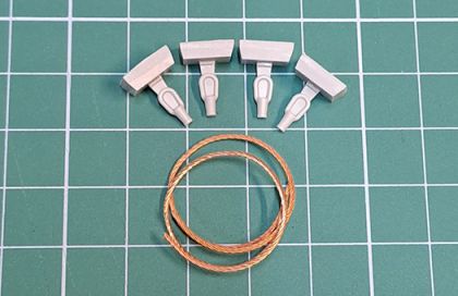 1:48 Towing cable for modern Soviet Tanks (T-72, T-80, T-90)