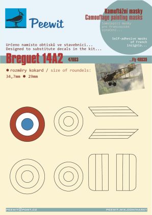 1:48 Breguet XIV A2 - French insignia