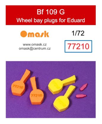 1:72 Bf 109 G wheel bay plugs (for Eduard)