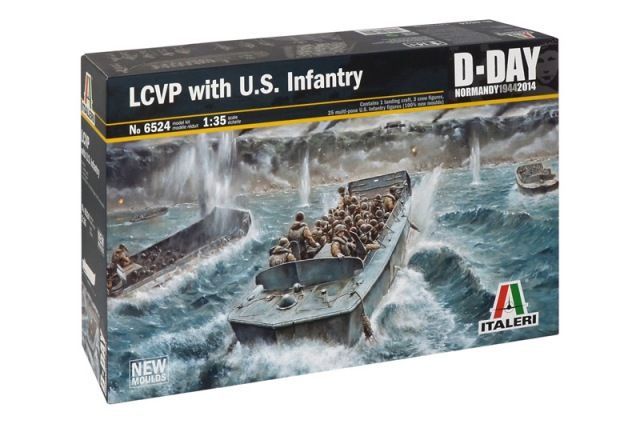 1:35 LCVP with U.S. Infantry