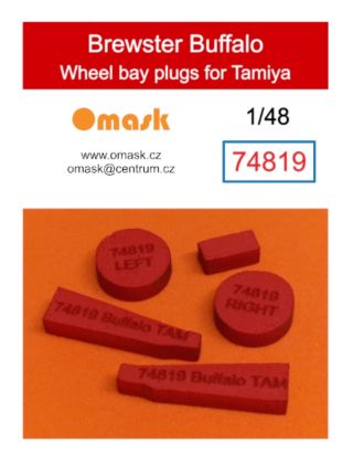 1:48 Brewster Buffalo wheel bay plugs (for Tamiya)
