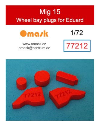 1:72 Mig 15 wheel bay plugs (for Eduard)