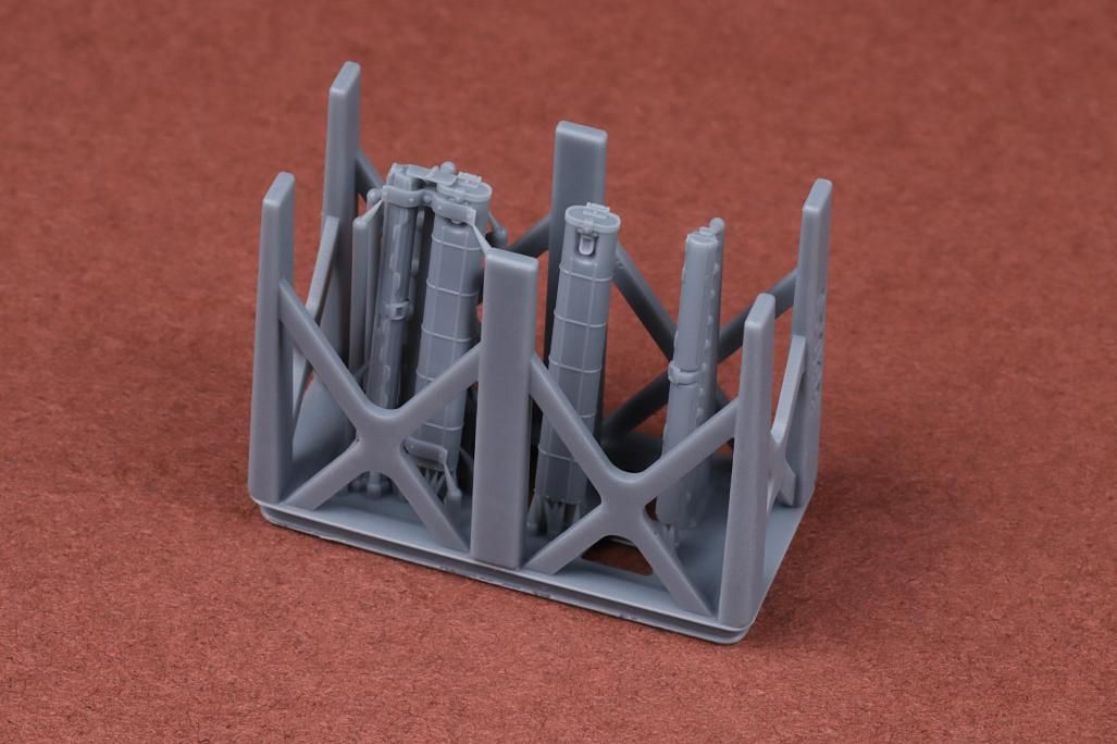 1:35 German Mg34 Spare Barrel Cases For Sd. Kfz. 250/1