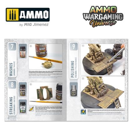 AMMO WARGAMING UNIVERSE Book 06 - Weathering Combat Vehicles (English, Castellano, Polski)