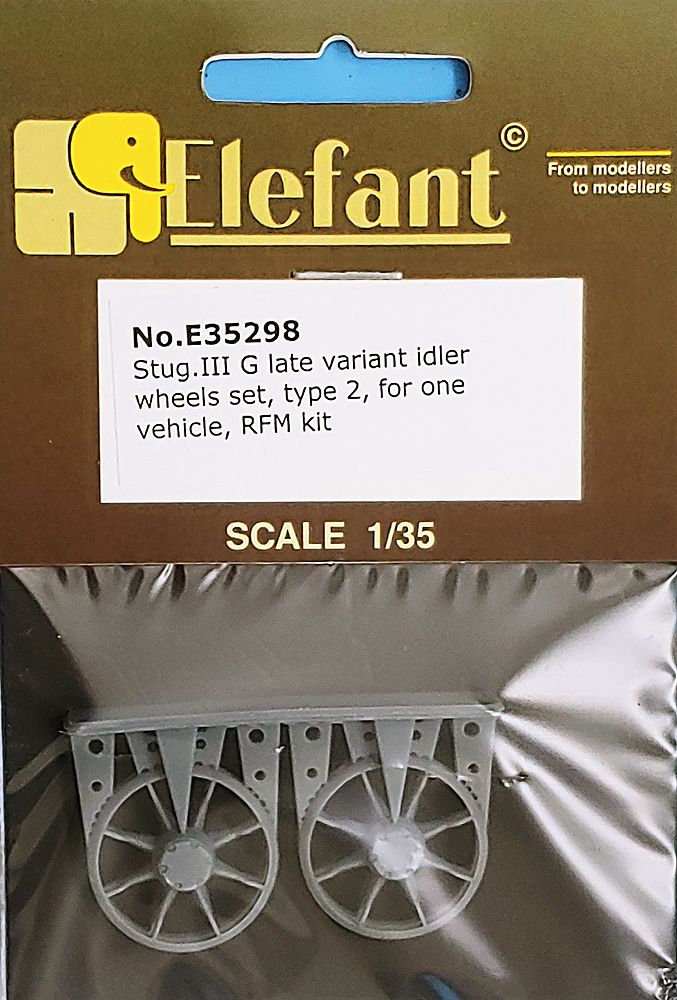1:35 StuG.III G late variant idler Wheels set, type 2 (RFM kit)