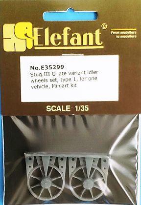 1:35 StuG.III G late variant idler Wheels set, type 1 (Miniart)