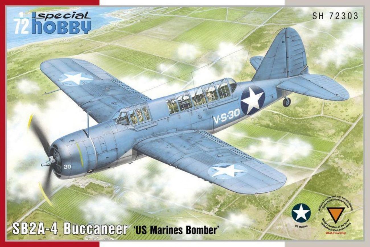 1:72 SB2A-4 Buccaneer ‘US Marines Bomber’