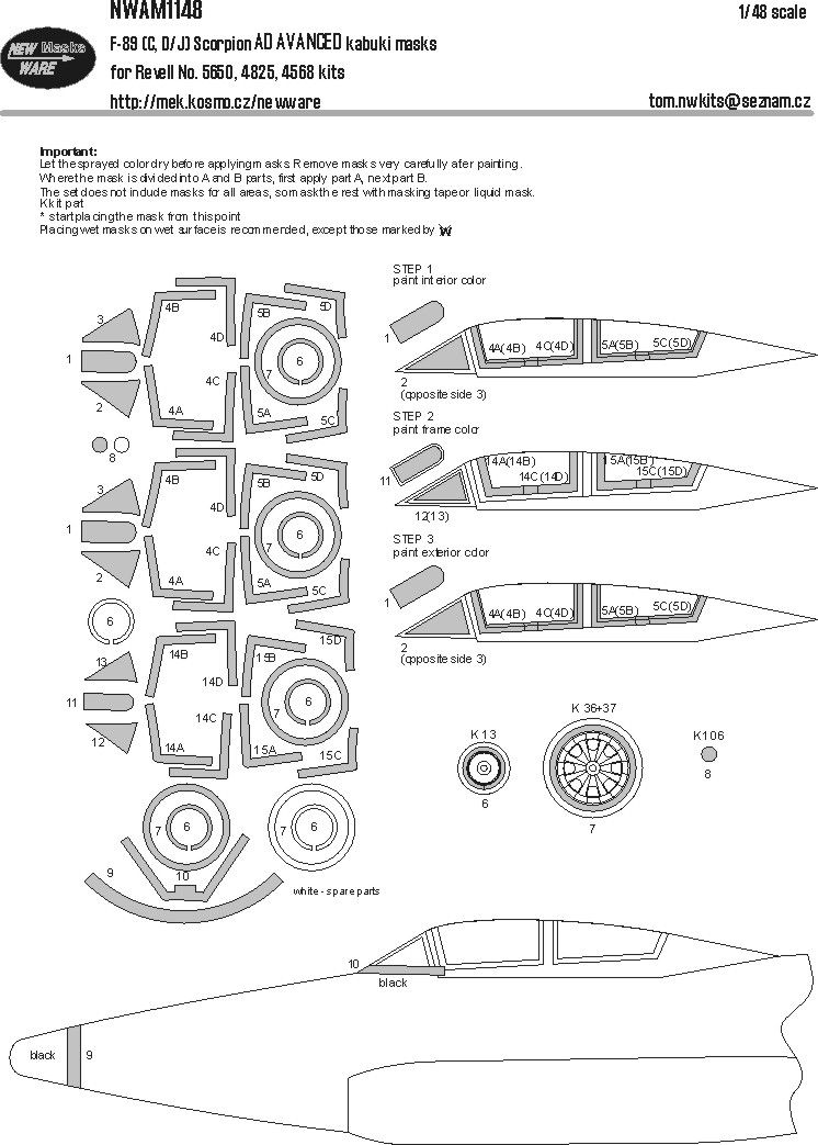 1:48 F-89C/F-89D/F-89J Scorpion ADVANCED