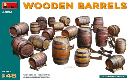 1:48 WOODEN BARRELS