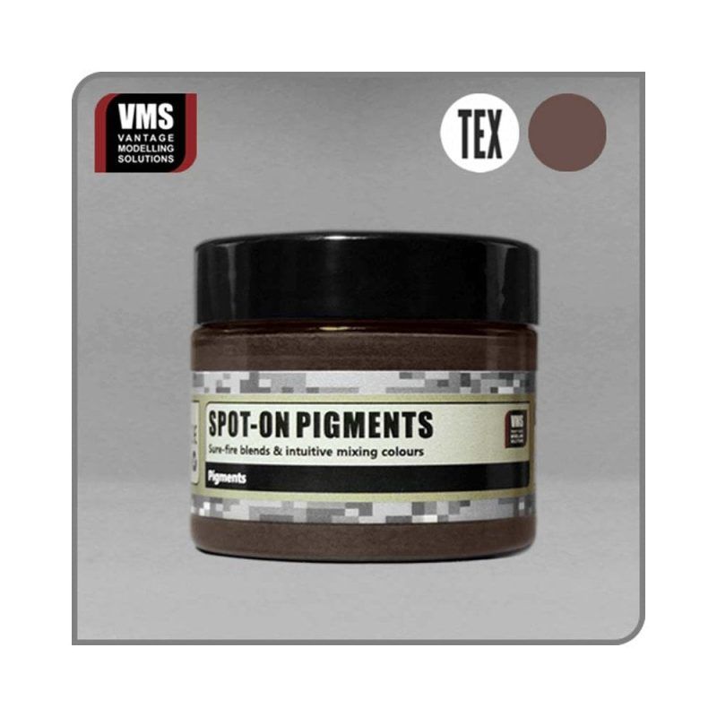 Spot-On Pigment No. 10 Dark Brown Earth Textured
