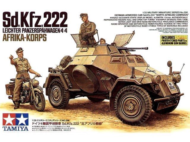 1:35 Sd.Kfz.222 Leichter Panzerspähwagen 4x4 Afrika-Korps