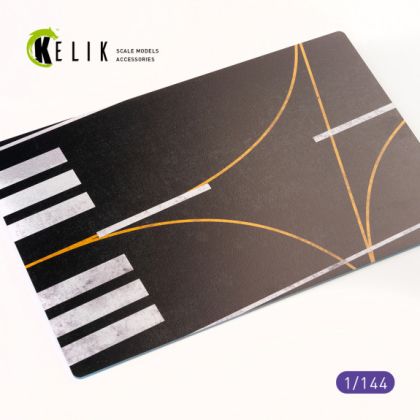 1:144 CIVIL ASPHALT 23M BASE - ACRYLIC 3 MM (280 X 180 MM) (170 G)